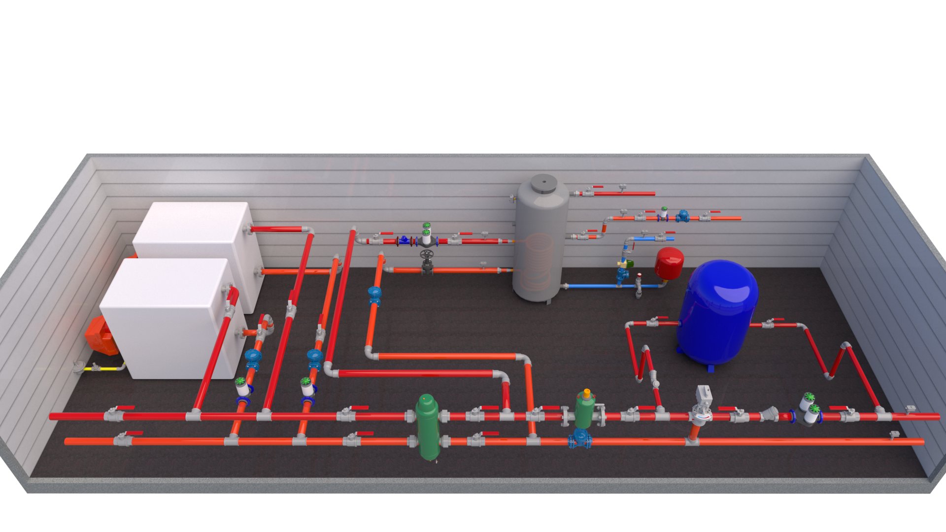 BMS installation: Boiler plant installation